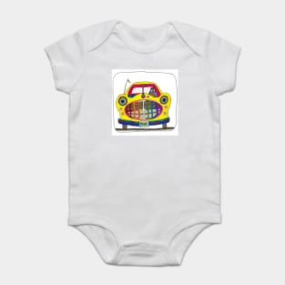 Hippie Car Baby Bodysuit